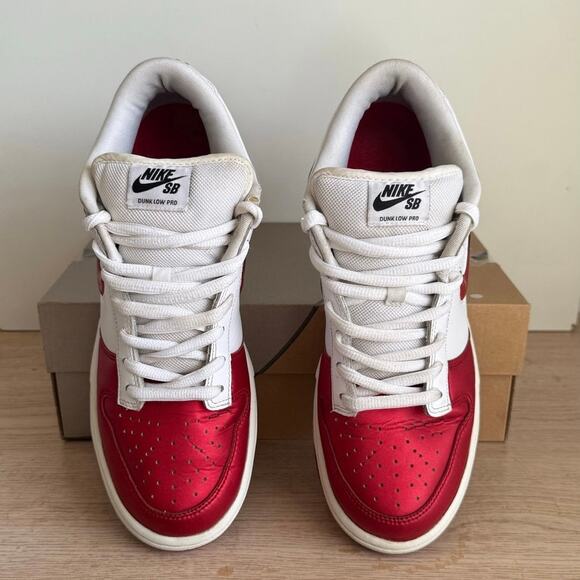 Nike SB Dunk Low x Supreme Varsity Red Men Sneakers - SZ 10 main image 8